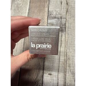 La Prairie Skin Caviar Luxe Eye Cream Travel Size Jar .10 oz/3 ml $64 value